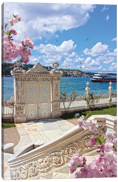 Kücüksu Pavilion Sea Canvas Art Print - Turkey Art