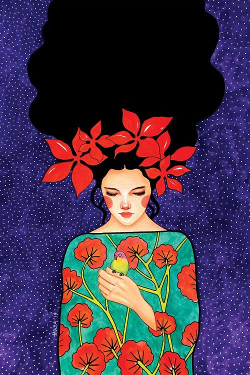 With All My Love by Hülya Özdemir wall art