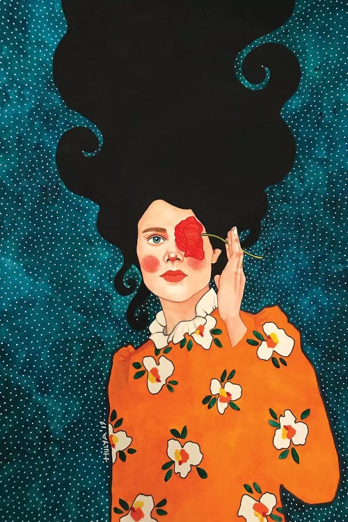On Melancholy Hill by Hülya Özdemir wall art