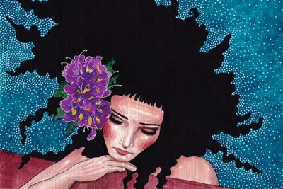 For A Minor Reflection by Hülya Özdemir framed canvas print