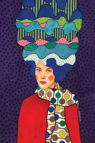 Sun May Shine by Hülya Özdemir framed canvas print