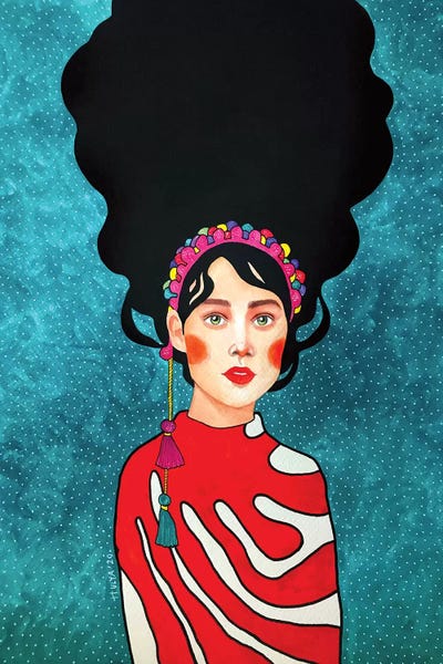 Waking Dream by Hülya Özdemir framed canvas print