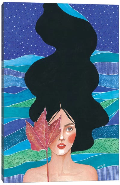 Promises A Beautiful Autumn Canvas Art Print - Hülya Özdemir