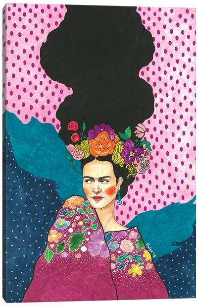 Send Her My Love Canvas Art Print - Frida Kahlo