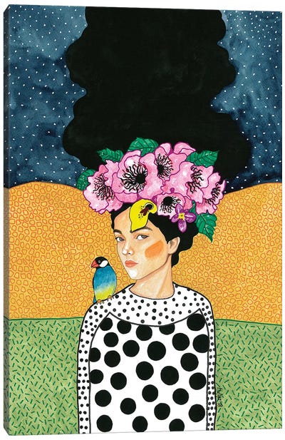 Stay Just A Little Bit More Canvas Art Print - Women's Top & Blouse Art