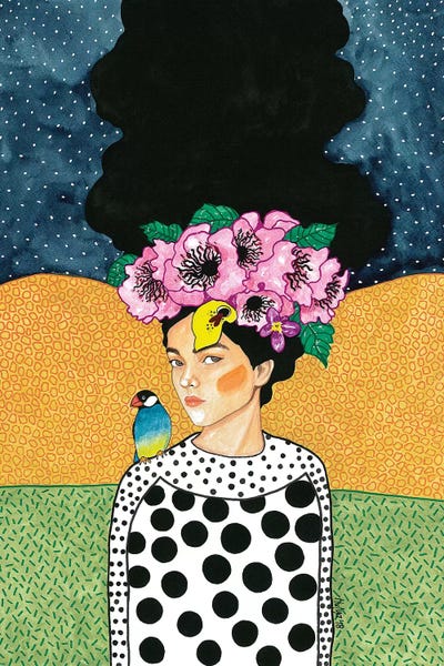 Women's Tops: Stay Just A Little Bit More by Hülya Özdemir