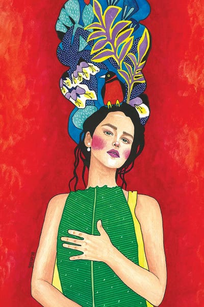 Women's Tops: There Are Things Must Be Said by Hülya Özdemir