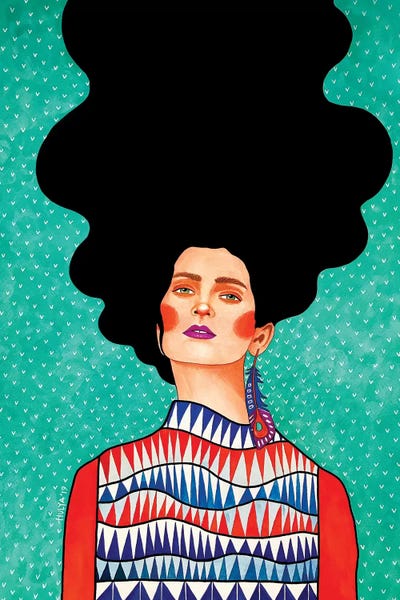 Beyond Me by Hülya Özdemir framed canvas print