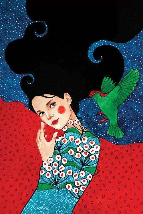 Winter Bird by Hülya Özdemir wall art