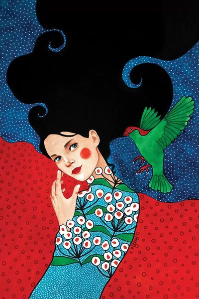 Middle Eastern Artists: Winter Bird by Hülya Özdemir