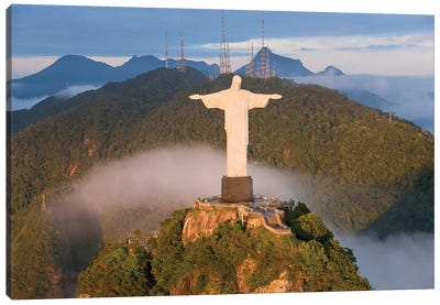 Christ The Redeemer (Cristo Redentor) I, Corcovado Mountain, Rio de Janeiro, Brazil Canvas Art Print - Rio de Janeiro Art