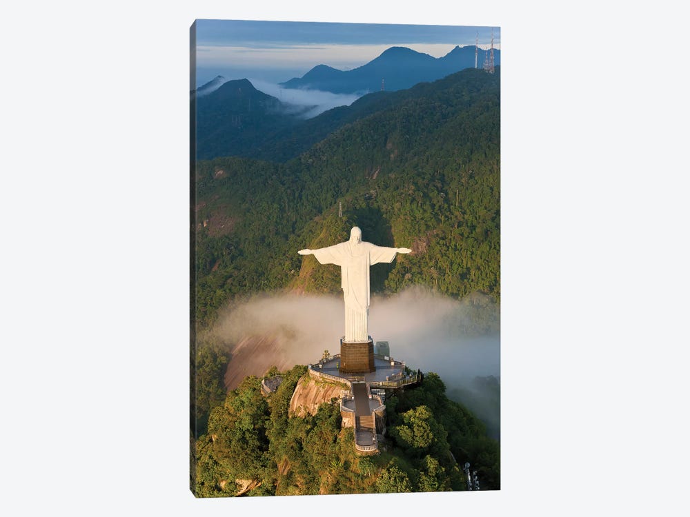 Christ The Redeemer (Cristo Redentor) II, Corcovado Mountain, Rio de Janeiro, Brazil by Peter Adams 1-piece Canvas Artwork
