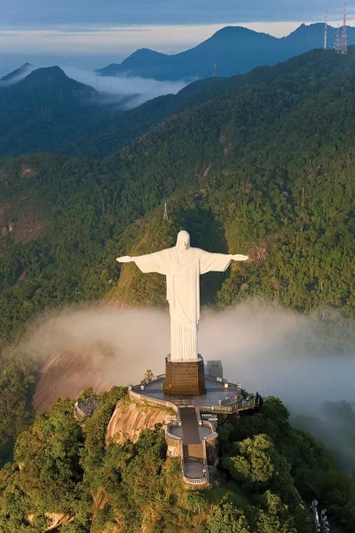 Sculptures & Statues: Christ The Redeemer (Cristo Redentor) II, Corcovado Mountain, Rio de Janeiro, Brazil by Peter Adams