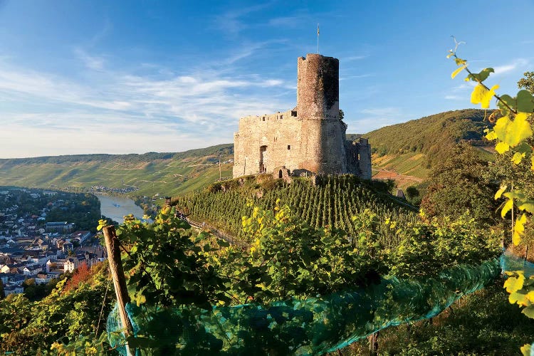 Landshut Castle Above Mosel River, Bernkastel-Kues, Rhineland-Palatinate, Germany