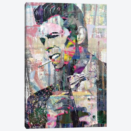 Inspired By David Bowie Canvas Print #PAF107} by The Pop Art Factory Canvas Artwork