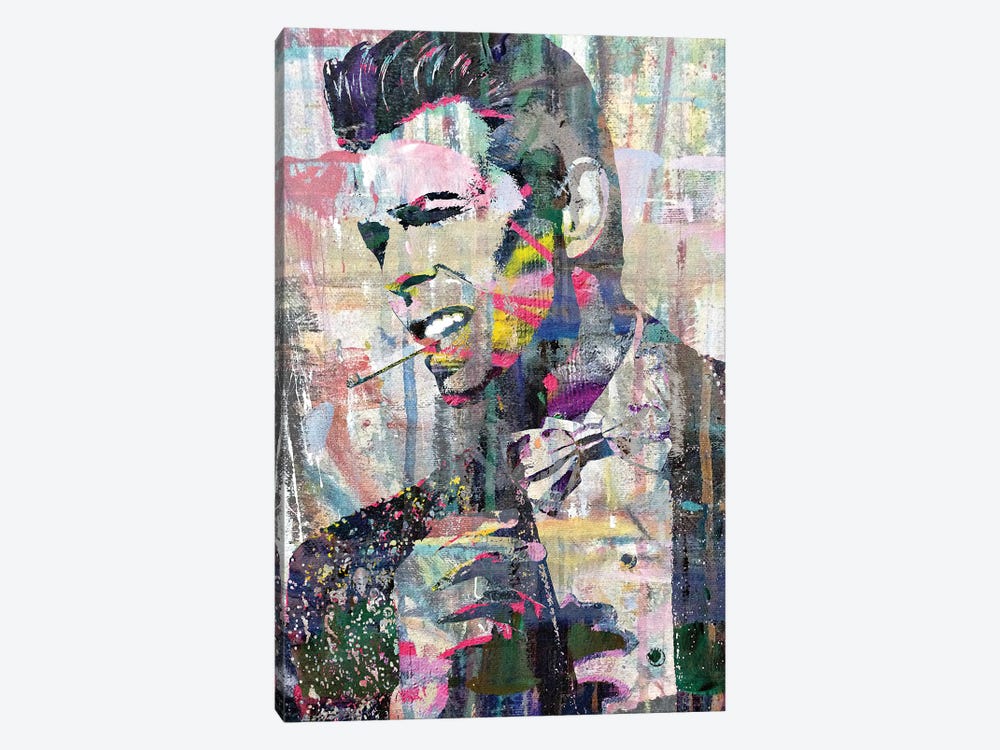 Inspired By David Bowie by The Pop Art Factory 1-piece Canvas Art