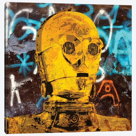 C-3PO Canvas Print #PAF112} by The Pop Art Factory Canvas Art