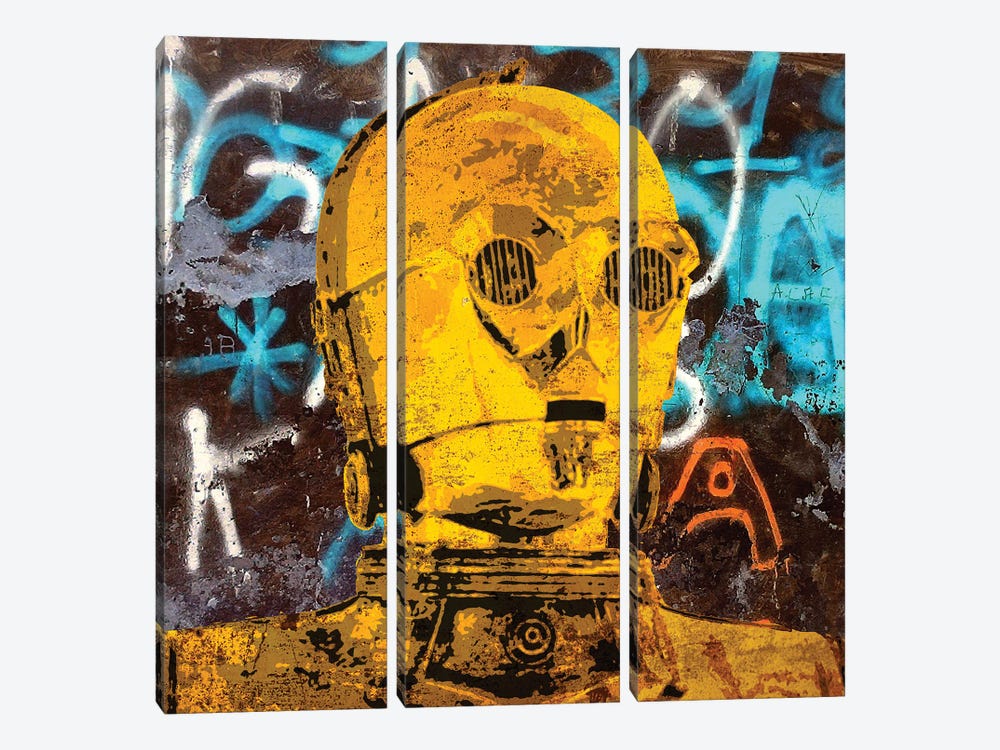 C-3PO by The Pop Art Factory 3-piece Canvas Wall Art