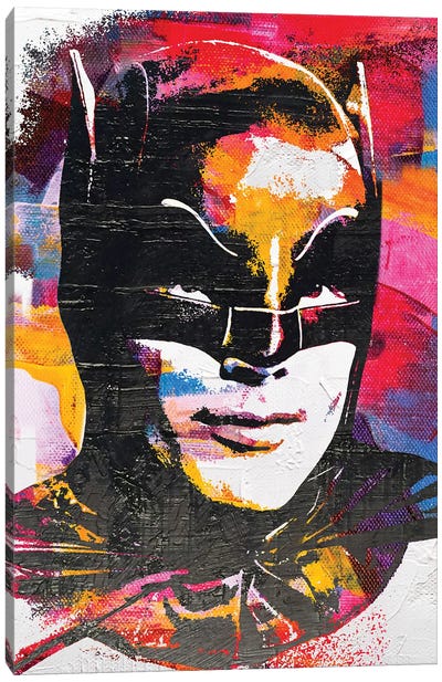 Inspired By Adam West Canvas Art Print - Justice League