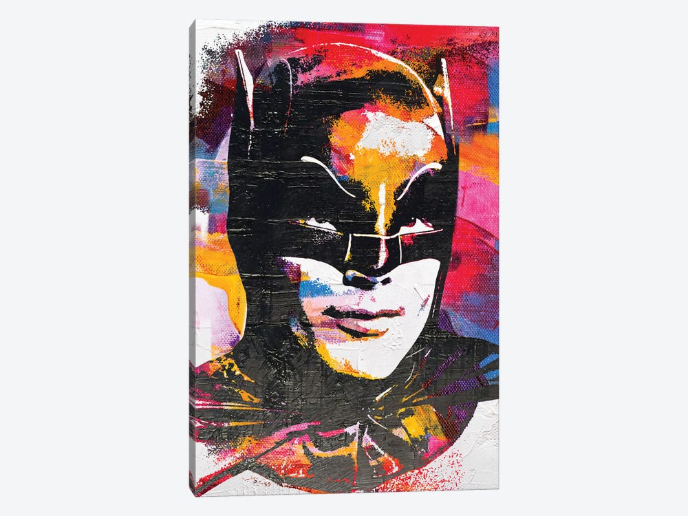 Inspired By Adam West by The Pop Art Factory 1-piece Canvas Print