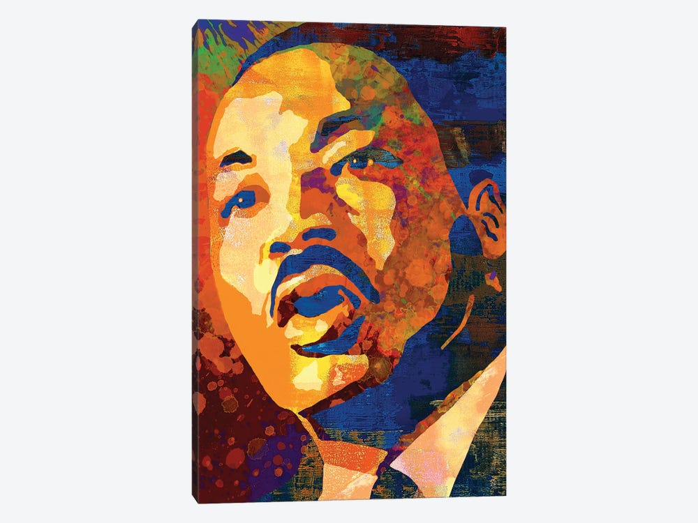 Dr. Martin Luther King Jr. by The Pop Art Factory 1-piece Canvas Art