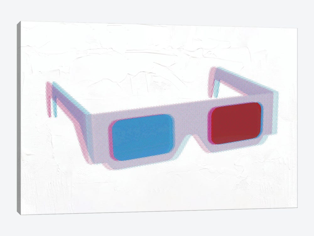 3D Glasses by The Pop Art Factory 1-piece Art Print