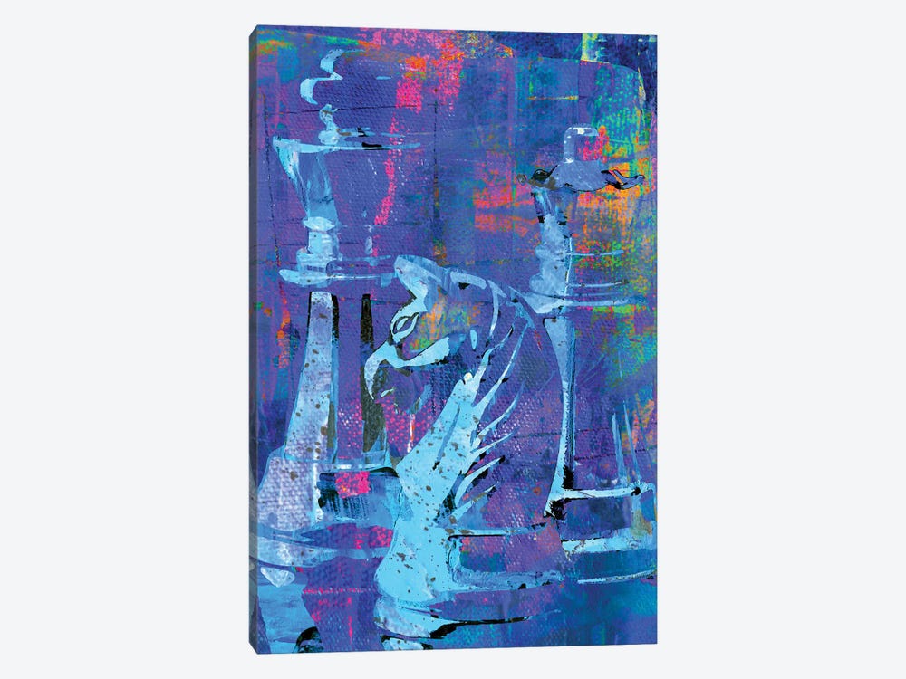 Chess Checkmate by The Pop Art Factory 1-piece Canvas Art