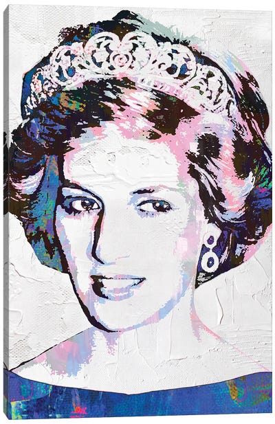 Princess Diana Canvas Art Print - Princess Diana