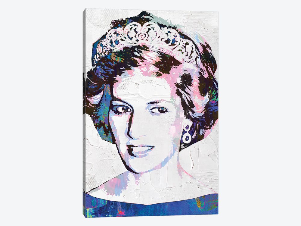 Princess Diana by The Pop Art Factory 1-piece Canvas Artwork