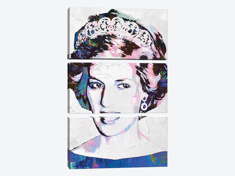 Princess Diana by The Pop Art Factory 3-piece Canvas Art