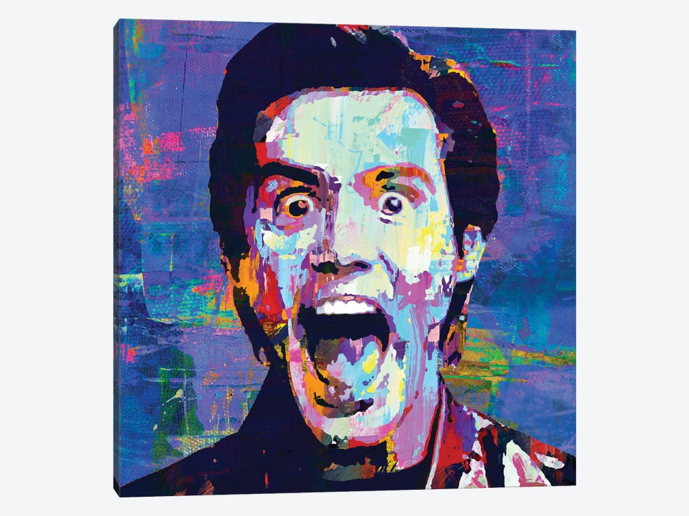 Comedian Carrey by The Pop Art Factory 1-piece Canvas Print