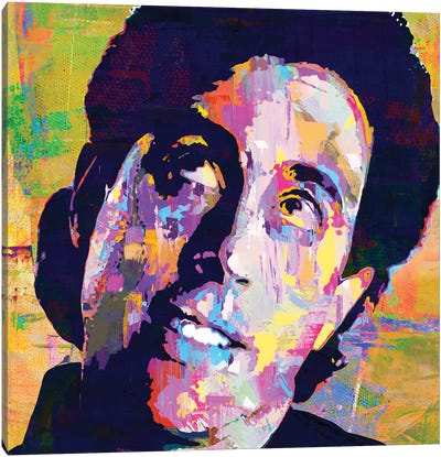 Comedian Jerry Canvas Art Print - Similar to Andy Warhol