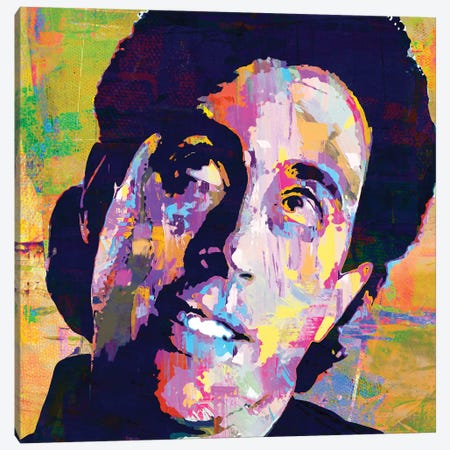 Comedian Jerry Canvas Print #PAF159} by The Pop Art Factory Canvas Art
