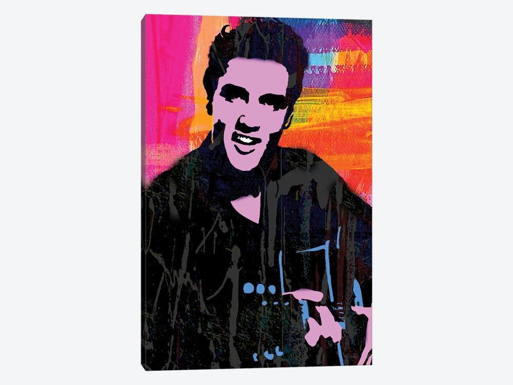 Inspired By Elvis by The Pop Art Factory 1-piece Canvas Artwork