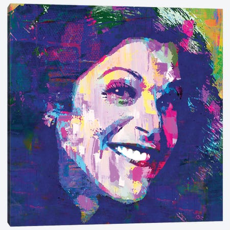 Comedian Gilda Canvas Print #PAF162} by The Pop Art Factory Art Print