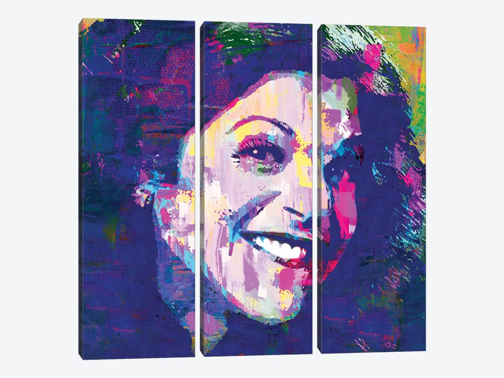 Comedian Gilda by The Pop Art Factory 3-piece Canvas Print