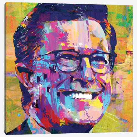 Comedian Colbert Canvas Print #PAF167} by The Pop Art Factory Canvas Art