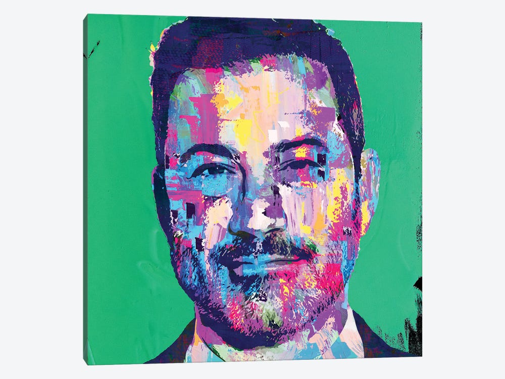 Comedian Kimmel by The Pop Art Factory 1-piece Canvas Artwork