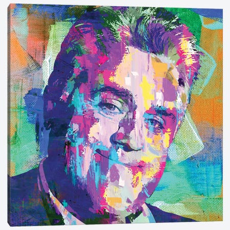 Comedian Leno Canvas Print #PAF175} by The Pop Art Factory Canvas Art Print