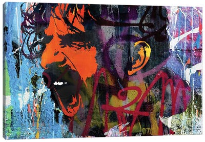 Inspired By Zappa Canvas Art Print - The Pop Art Factory