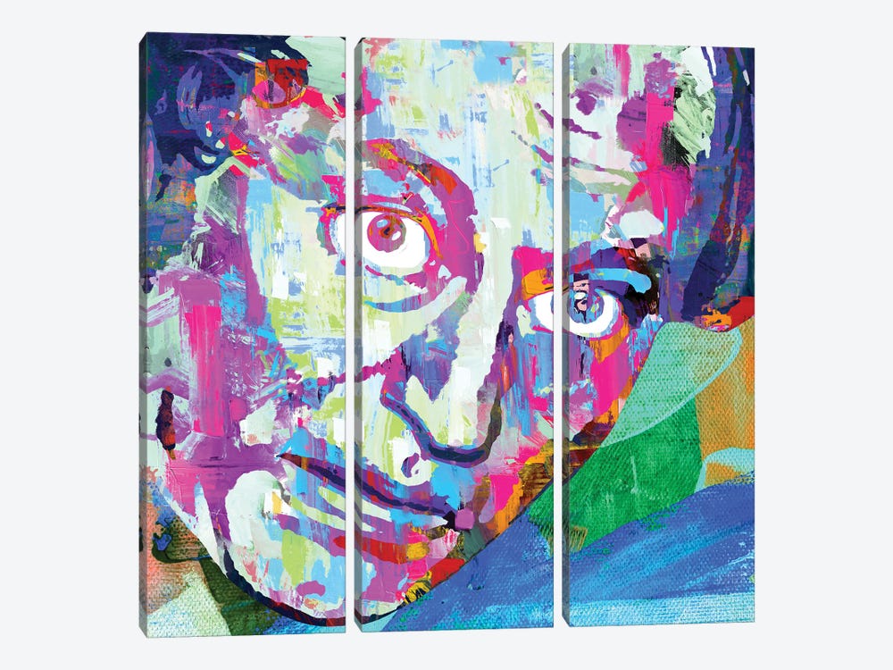 Larry - Stooges III by The Pop Art Factory 3-piece Canvas Wall Art