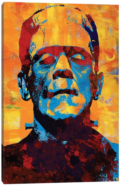 Frankenstein Canvas Art Print - The Pop Art Factory