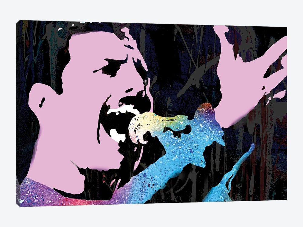 Freddie Queen by The Pop Art Factory 1-piece Canvas Artwork