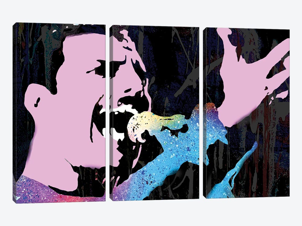 Freddie Queen by The Pop Art Factory 3-piece Canvas Wall Art