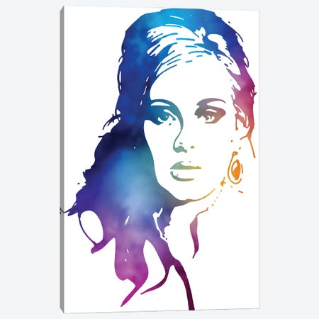 Inspired By Adele Canvas Print #PAF1} by The Pop Art Factory Canvas Print
