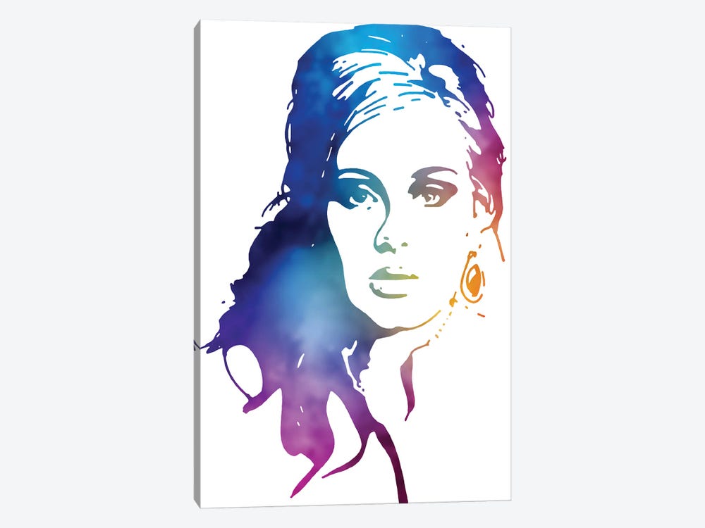 Inspired By Adele by The Pop Art Factory 1-piece Canvas Print