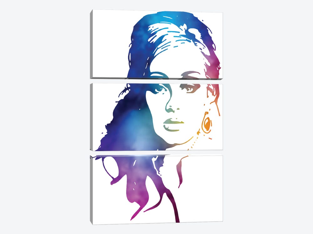 Inspired By Adele by The Pop Art Factory 3-piece Canvas Art Print