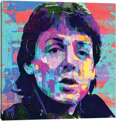 Paul Mccartney Pop Art Canvas Art Print - Paul McCartney