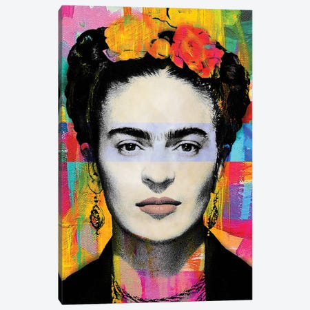 Frida Canvas Print #PAF20} by The Pop Art Factory Canvas Artwork
