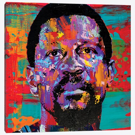 Bill Russell Canvas Print #PAF213} by The Pop Art Factory Canvas Print